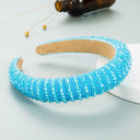 Hair Hoop Hand-woven Beaded Head Hoop Female Baroque Sponge Hair Bundle Korean Face Wash Hair Accessories - V.I.P Digital Presence