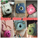 Crystal Transparent  Protective Case Cover Pouch Shoulder Strap for Fuji Fujifilm Instax Camera Instant Mini 9 8 8+ Accessories