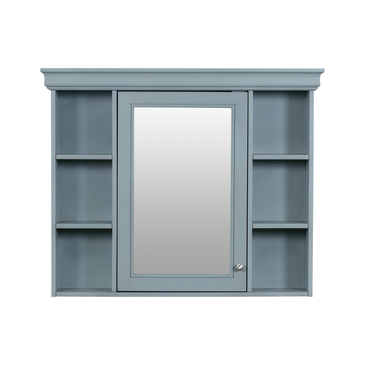 36 inch modern mirror cabinet with adjustable shelves, 2 soft closing doors, and 6 drawer storage cabinet door organizers - V.I.P Digital Presence