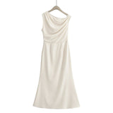 Fashionable and Sexy Off-the-Shoulder Waist-Cinching Bodycon Dress for Women - V.I.P Digital Presence