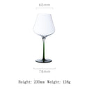 Black and Red Bow Tie Burgundy Wine Glass Pot Belly Home Kitchen Light Luxury Lead-free Crystal Color Glass Wine Original Goblet - V.I.P Digital Presence