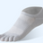 1 pair Pure Cotton Five Finger Short Socks Men Sweat Absorbent Antibacterial Breathable Mesh Boat Socks Running Sports Toe Sock - V.I.P Digital Presence