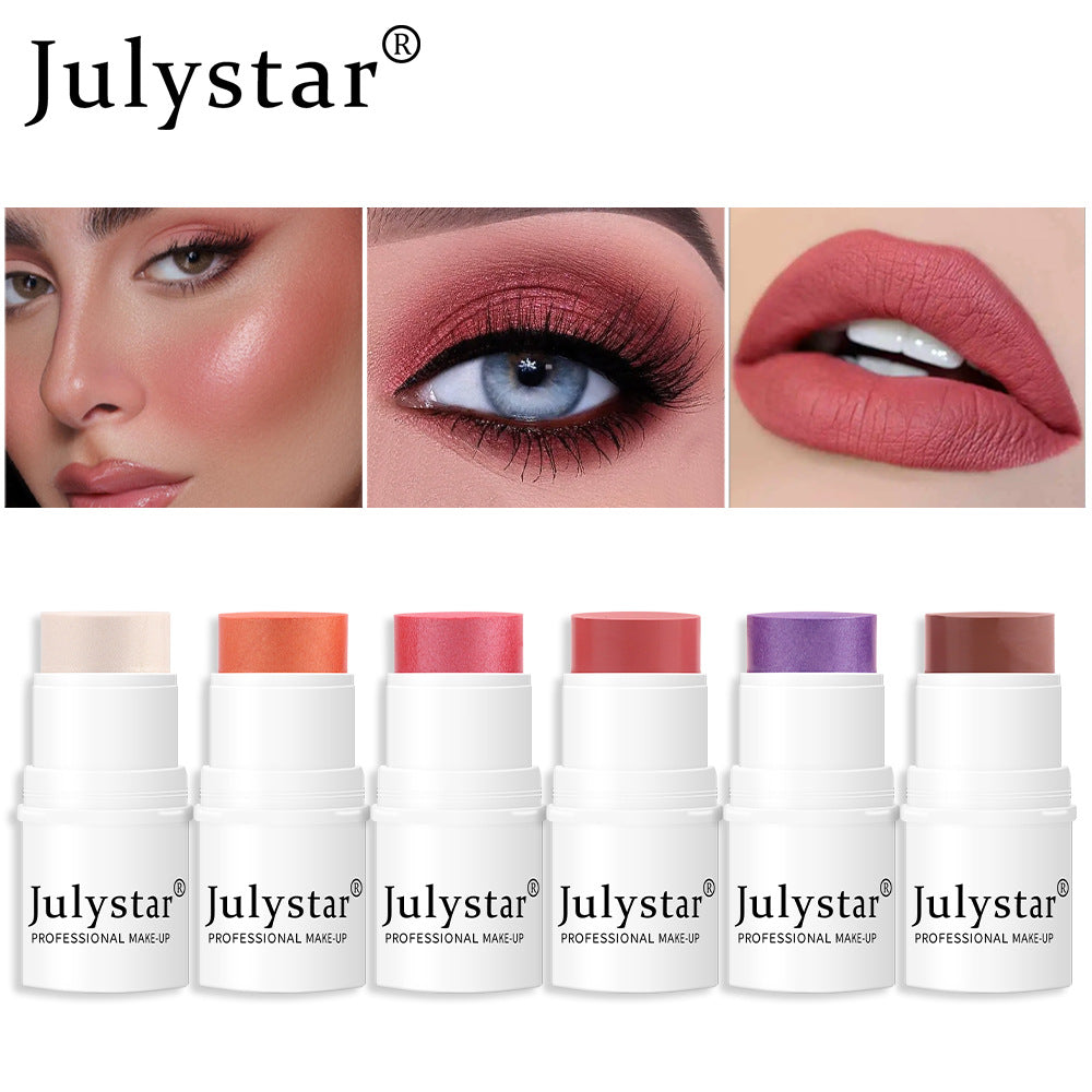 Highlighting Blusher Blush Powder Blusher Matte Blush Stick Single Color Blush - V.I.P Digital Presence