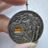 Mechanical Coin - Wandering Cup European and American Style Maya Silver Plated Activity Coin Wholesale Collection Metal Coin