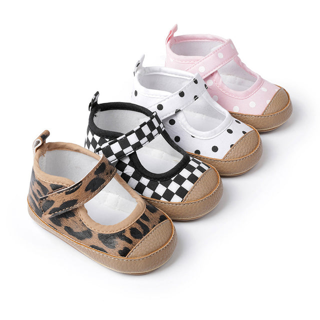 Baby Girls Shoes Rubber Sole Velcro Anti-Fall Toddler Shoes Baby Shoes Babyshoes - V.I.P Digital Presence