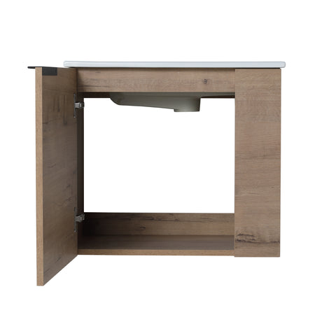 Bathroom Vanity with Sink 22 Inch for Small Bathroom,Floating Bathroom Vanity with Soft Close Door,Small Bathroom Vanity with Sink, 22x13 (KD-Packing) - V.I.P Digital Presence