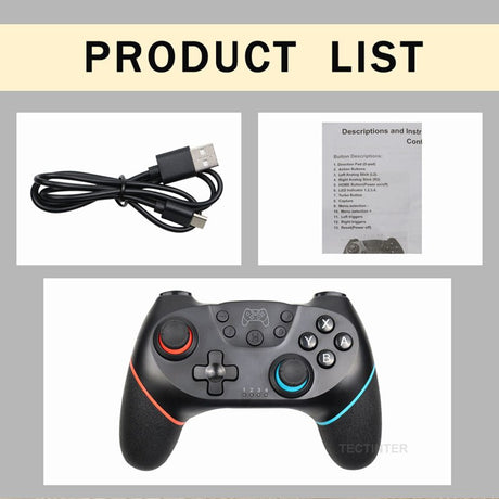 Wireless Bluetooth Gamepad For Nintendo Switch Pro NS-Switch Pro Game joystick Controller For Switch Console with 6-Axis Handle - V.I.P Digital Presence