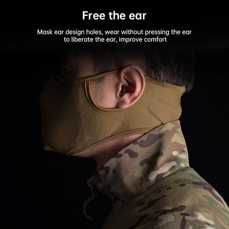 WoSporT shooting mask silicone mask tactical multifunctional cycling half face breathable face protection mask - V.I.P Digital Presence