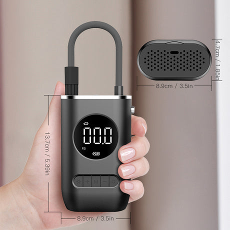 New Car Portable Inflator Pump Mini Bicycle Electric Tire Handheld Wireless Charging Super Car Inflator Pump - V.I.P Digital Presence