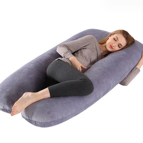 Multifunctional U shaped waist support side sleeping pillow for pregnant women pure cotton nursing pillow - V.I.P Digital Presence