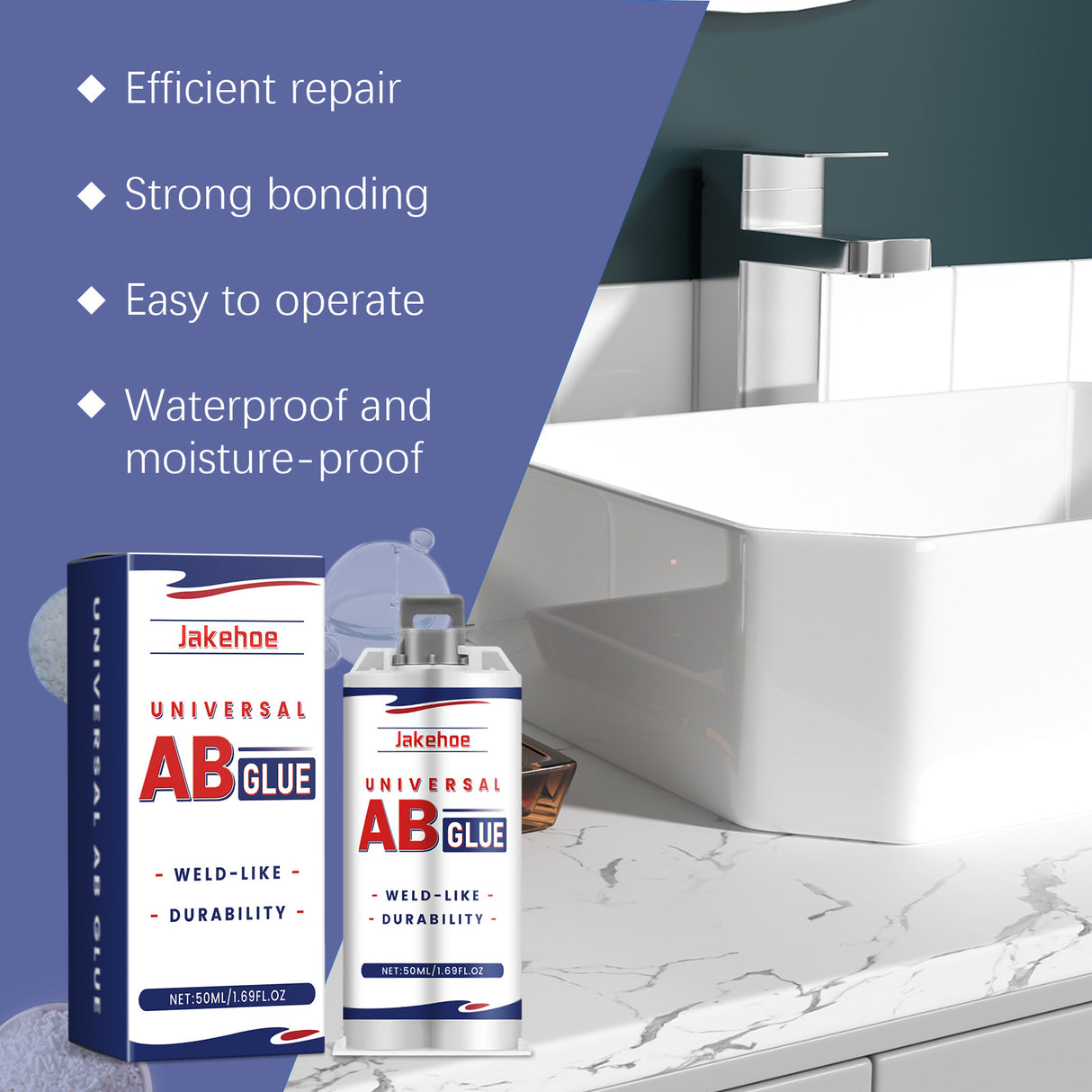 Repair Glue Pipe Surface Cracks Wall Tile Crevices Waterproof Adhesive Casting Glue Ab Adhesive Repair Agent - V.I.P Digital Presence