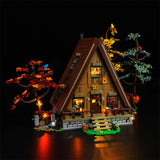 Compatible with LEGO 21338 A-shaped wooden house LED lighting creative ornaments, luminous toys, and building blocks - V.I.P Digital Presence