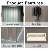 6ft x 4ft Outdoor Metal Storage Shed - V.I.P Digital Presence