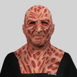 Freddy horror mask, full face headgear, makeup ball, scary demon, funny face, Halloween party, parody props - V.I.P Digital Presence