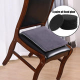 5 pares de almohadillas adhesivas de doble cara, redondas y fijas, para manualidades, ropa de cama, sofás y alfombras, antideslizantes.