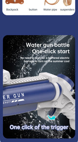 Double tube electric water gun outdoor water play and war toy - V.I.P Digital Presence