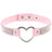 Japan's Harajuku Soft Girl Black Rhinestone Peach Heart Love-Shaped Collar Women's Neck Strap Collarbone Necklace Short - V.I.P Digital Presence