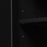 Rattan 4-Door Sideboard , Sideboard Buffet Storage Cabinet,Accent Storage Cabinet , Large Cabinet With 4 Rattan Decorated Doors - V.I.P Digital Presence