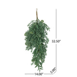 32.5" LEAVES TEARDROP WREATH - V.I.P Digital Presence