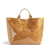 Vintage PVC tote with DuPont lettering. Simple, transparent, large - capacity handbag for commuting women. - V.I.P Digital Presence