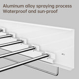 foldable retractable wall clothesline, 30kg, alu, 80/100cm, 5 bars, for bath/balcony. - V.I.P Digital Presence