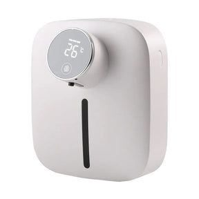 Wall-mounted Automatic Soap Dispenser Multifunctional Infrared Sensor LED Digital Display Touchless Foam USB Rechargeable - V.I.P Digital Presence