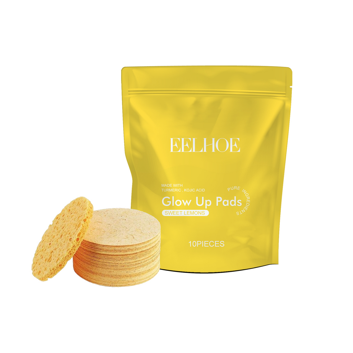 Turmeric Cleansing Pad Deeply Cleanses Skin, Removes Dirt, Controls Oil And Softens Exfoliated And Tender Ski - V.I.P Digital Presence
