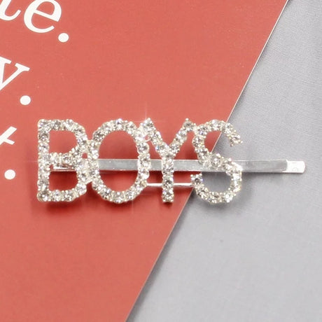 1PC Bling Letter Hairpins Headwear for Women Girls Hair Clips Pins Barrette Tools Hair Accessories - V.I.P Digital Presence