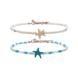 Conch Rice Bead Anklet Multi Layer Beach Foot Accessories Hot Selling Ocean Star Resort Foot Chain Set - V.I.P Digital Presence