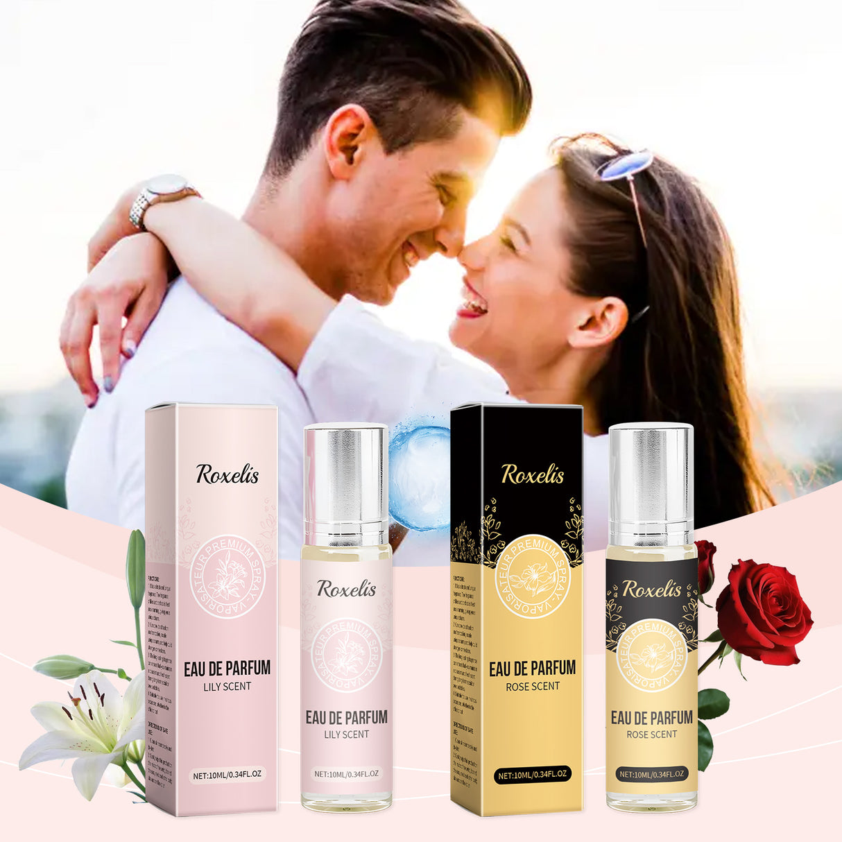 Rolling Perfume Series Flowers Lasting Fresh Light Fragrance Exudes Charm Keep Fragrance Portable Rolling Perfume - V.I.P Digital Presence