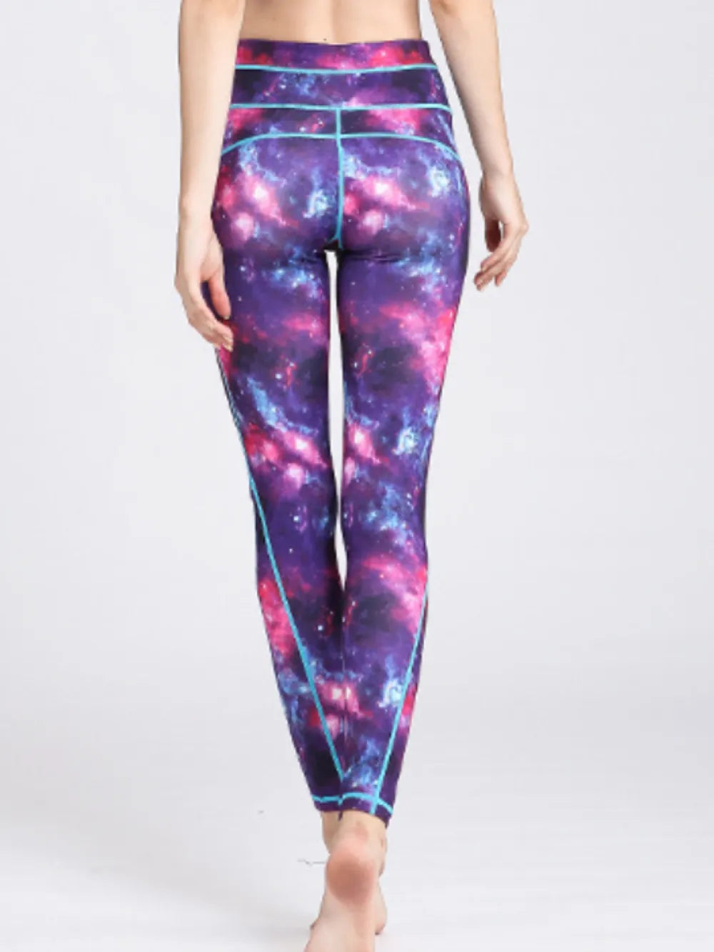 Printed Active High Waist Leggings - V.I.P Digital Presence