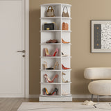 new 360 Rotating shoe cabinet 7 layers Holds Up to 28 Paris of Shoes - V.I.P Digital Presence