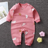 2024 Spring Autumn 0-2 Years Old Baby Romper Baby Jumpsuit Boys Girls Long-sleeved Trousers Newborn Romper Climbing Clothes - V.I.P Digital Presence