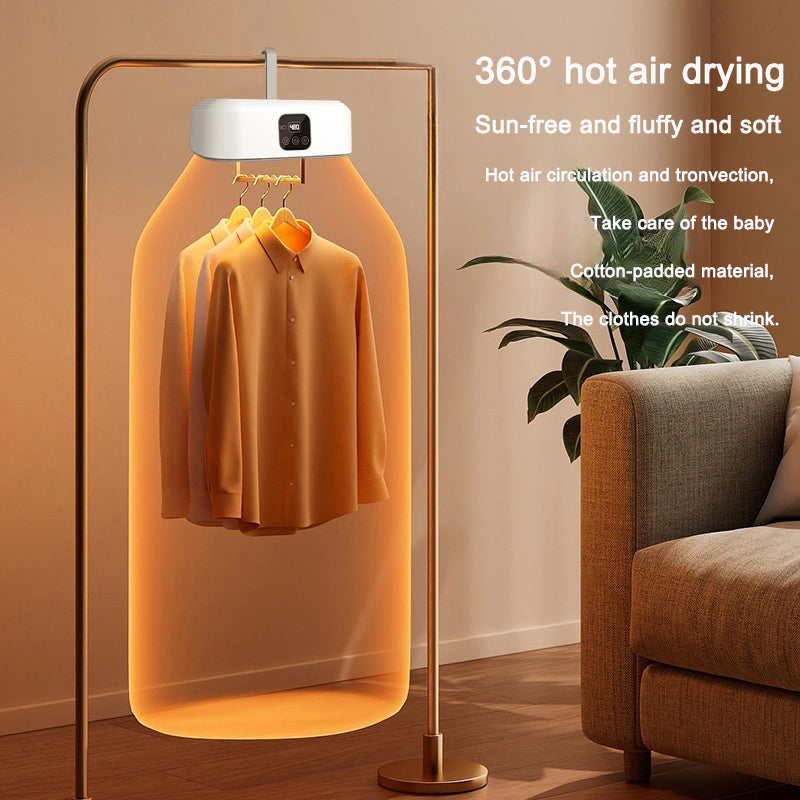 Home clothes dryer intelligent convenient fast drying small foldable storage baby clothes disinfection and drying machine - V.I.P Digital Presence