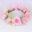 Korean garland headdress fresh corolla walk show dance headdress holiday pastoral props handmade hairpin - V.I.P Digital Presence