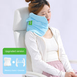 Memory Foam Travel Pillow for Plane, Train & Car - Neck Support Cushion with Washable Cover, Ideal for Sleeping - V.I.P Digital Presence
