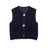 Street Fashion Crochet Hollow Vest Solid Color Versatile Round Neck Jacket - V.I.P Digital Presence