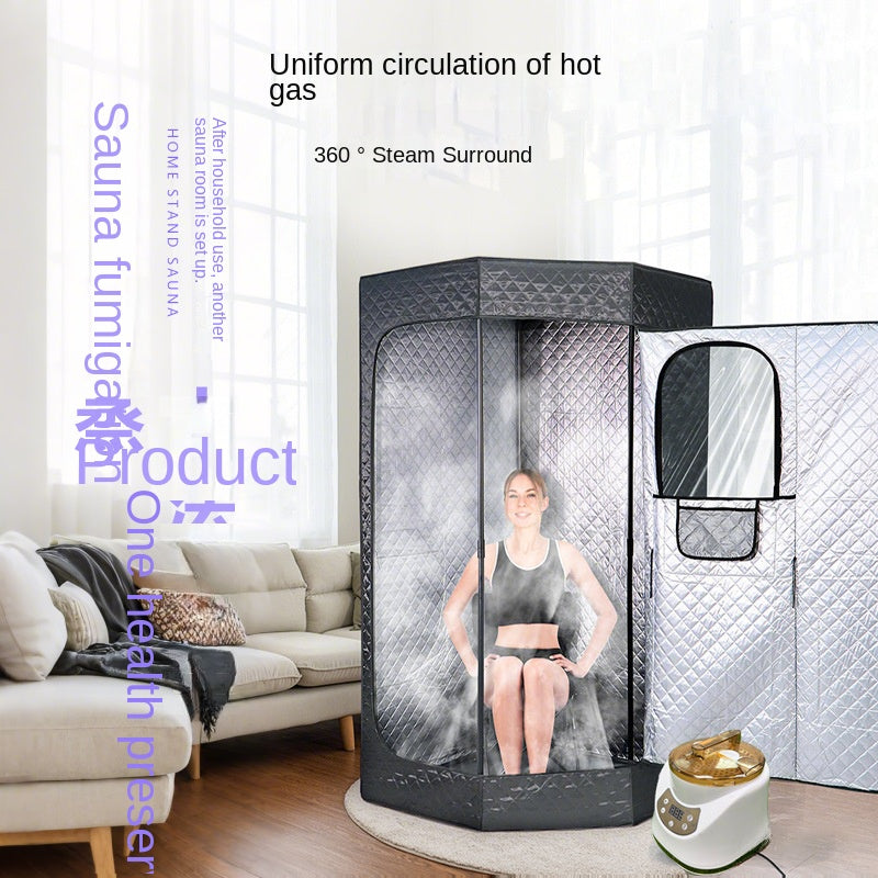 Portable Sauna Tent Five-Sided Home Bracket Steam Bath Box - V.I.P Digital Presence
