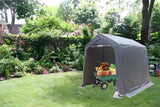 7x8 ft Outdoor Portable Gazebo Storage Shelter Shed with 2 Roll up Zipper Doors & Vents Carport - V.I.P Digital Presence