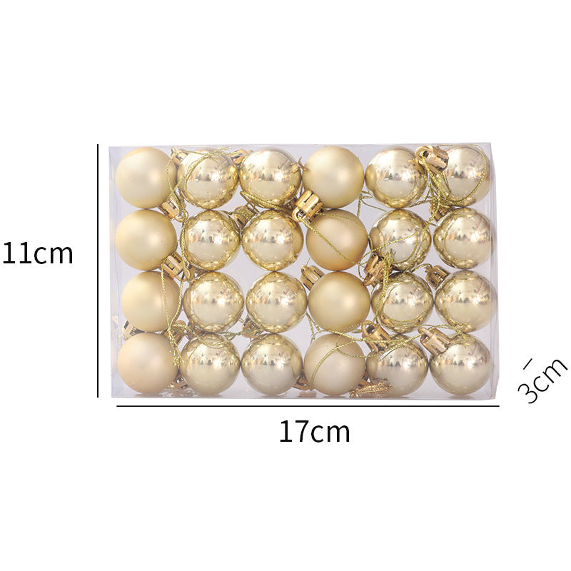 Christmas Ball Plastic Electroplating Christmas Ball Christmas Tree Creative Decoration Gift - V.I.P Digital Presence