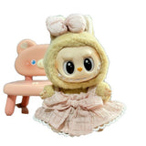 Clothing] Labubu Clothes with PVC Face Pendant, Labubu Sitting Party Series Doll Clothing