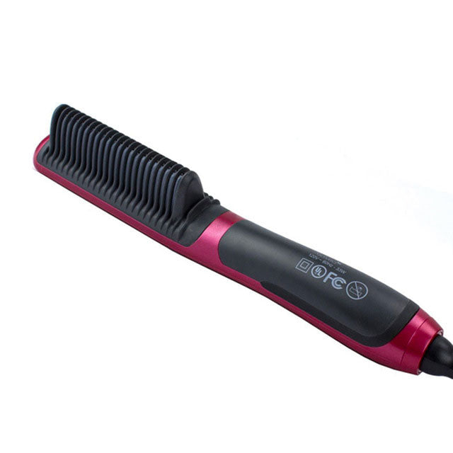 Men's All In One Ceramic Hair Styling Iron Comb Beard Straightener Curler Set Volumize Hair Styler for Men Straightening Brush - V.I.P Digital Presence