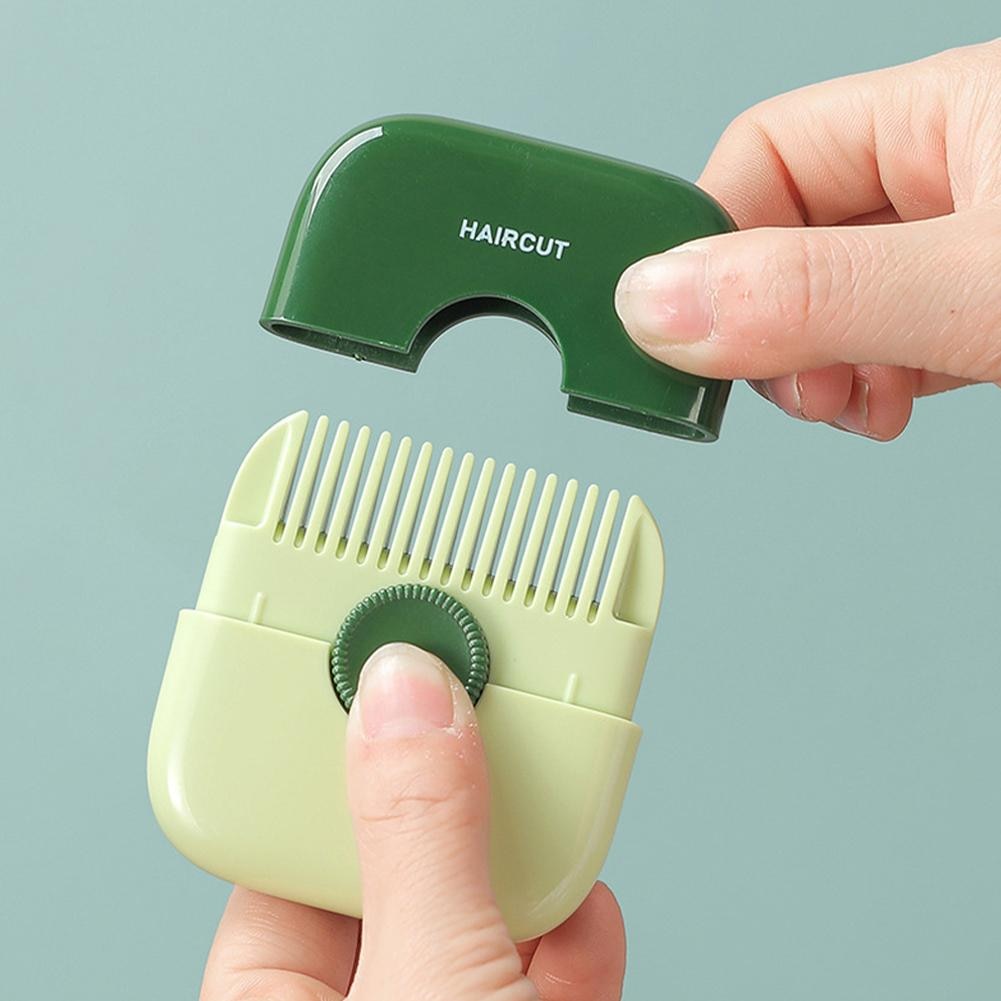 2 In 1 Hair Trimmer Bangs Trimmer  Mini Manual Hair Trimmer Comb Hair Razor Comb Cutter Portable Hair Cutting Comb Haircut Tool - V.I.P Digital Presence