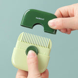 2 In 1 Hair Trimmer Bangs Trimmer  Mini Manual Hair Trimmer Comb Hair Razor Comb Cutter Portable Hair Cutting Comb Haircut Tool - V.I.P Digital Presence