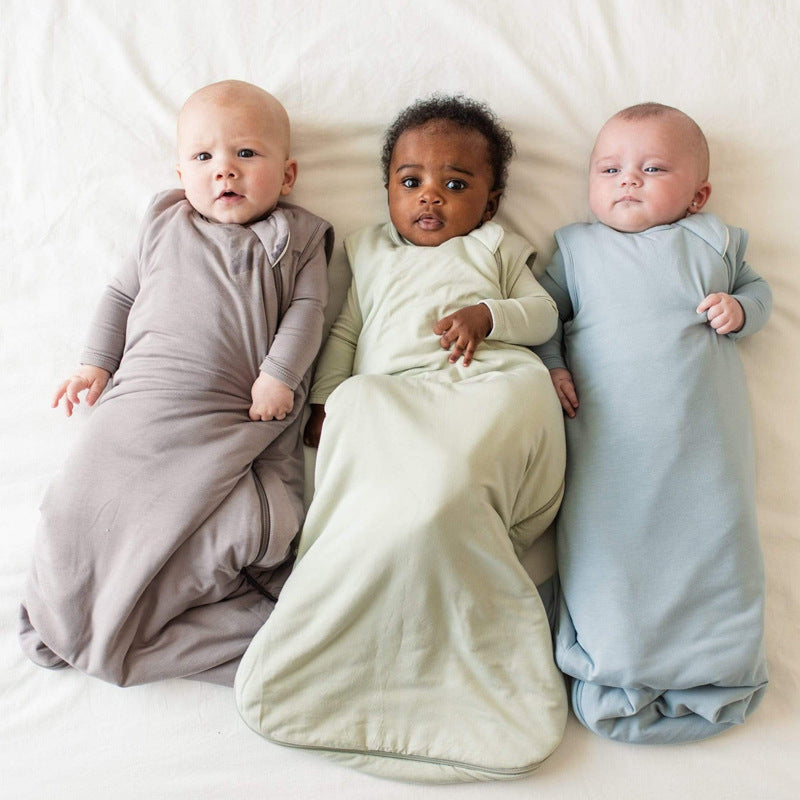 Baby sleeping bag spring summer autumn bamboo fiber all season universal children's anti kick sleeveless baby sleeping bag - V.I.P Digital Presence