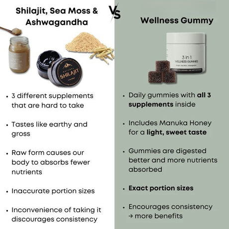 3 in 1 Gummies Cured Shilajit Gummies for Men - V.I.P Digital Presence