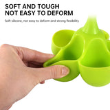 5 - Hole High - Temp Resistant Silicone Egg Cooker, Food - Grade for Making Complementary Food - V.I.P Digital Presence