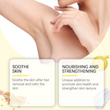 Crema depilatoria de soja suave y no irritante para todo el cuerpo. Aplicar crema depilatoria Pure Skin hidratante y suave.