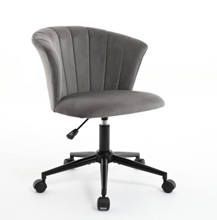 Home Office Chair, Velvet Fabric Swivel Flower Shape Computer Desk Chair for Home Office or Bedroom - V.I.P Digital Presence