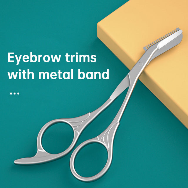 Stainless Steel Makeup Safety Eyebrow Trimmer Mini Beauty Scissors - V.I.P Digital Presence